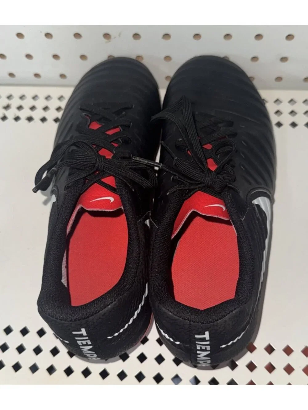Nike Tiempo Legend 7 Club FG Mens Soccer Cleats Size 7 Black Red White